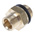 Legris Brass Pipe Fitting, Straight Compression Coupler, Male G 1/4in to Female 8mm
