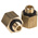 Legris Brass Pipe Fitting, Straight Threaded Adapter, Male G 1/8in to Female G 1/4in