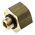 Legris Brass Pipe Fitting, Straight Threaded Adapter, Male G 1/4in to Female G 1/2in