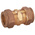 RS PRO Brass Pipe Fitting, Straight Compression Coupler 12mm
