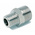 RS PRO Brass Pipe Fitting, Straight Threaded Fitting, Male 1/4in to Male 3/8in