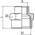 RS PRO Brass Pipe Fitting, Straight Threaded Reducer, Female 1/8in to Female 3/8in
