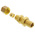 Legris Brass Pipe Fitting, Straight Compression Bulkhead Coupler, Female to Female 6mm