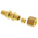 Legris Brass Pipe Fitting, Straight Compression Bulkhead Coupler, Female to Female 6mm