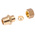 Legris Brass Pipe Fitting, Straight Compression Coupler, Male R 1/2in to Female 12mm
