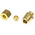 Legris Brass Pipe Fitting, Straight Compression Coupler, Male R 1/4in to Female 6mm