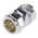 RS PRO Brass Compression Fitting, Straight Coupler