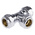 RS PRO Brass Compression Fitting Equal Tee