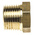 Legris Brass Pipe Fitting, Straight Threaded Reducer, Male R 3/8in to Female G 1/4in