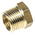 Legris Brass Pipe Fitting, Straight Threaded Reducer, Male R 3/8in to Female G 1/4in