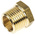 Legris Brass Pipe Fitting, Straight Threaded Reducer, Male R 1/2in to Female G 3/8in