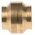 Legris Brass Pipe Fitting, Straight Compression Compression Olive, Female to Female 4mm