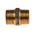 RS PRO Brass Pipe Fitting, Straight Threaded Nipple, Male BSPT 1/2in to Male BSPT 1/2in