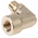 Legris Brass Pipe Fitting, 90° Threaded Elbow, Male R 1/8in to Female G 1/8in