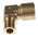 Legris Brass Pipe Fitting, 90° Threaded Elbow, Male R 1/4in to Female G 1/4in