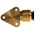 JG Speedfit Brass Pipe Fitting, 90° Push Fit Wall Plate Elbow Adapter, Female 1/2in to Female 15mm