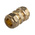 RS PRO Brass Compression Fitting, Straight Coupler