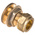 RS PRO Brass Compression Fitting, Straight Coupler