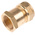 RS PRO Brass Compression Fitting, Straight Coupler