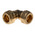 RS PRO Brass Compression Fitting, Elbow Coupler