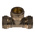 RS PRO Brass Compression Fitting Equal Tee 22mm