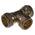 RS PRO Brass Compression Fitting Equal Tee 22mm