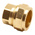 RS PRO Brass Compression Fitting End Stop