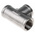 RS PRO Stainless Steel Pipe Fitting, Tee Circular Tee, Female G 1/2in x Female G 1/2in x Female G 1/2in