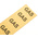 RS PRO Beige PP, Vinyl Pipe Marking Tape, text Gas, Dim. W 50mm x L 33m