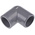 Georg Fischer 90° Elbow PVC Pipe Fitting, 1/2in