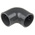 Georg Fischer 90° Elbow PVC Pipe Fitting, 3/4in