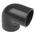 Georg Fischer 90° Elbow PVC Pipe Fitting, 3/4in