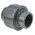 Georg Fischer Straight Union PVC Pipe Fitting, 1/2in