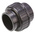 Georg Fischer Straight Union PVC Pipe Fitting, 3/4in