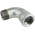 Georg Fischer Galvanised Malleable Iron Fitting, 90° Short Elbow, Male BSPT 3/4in to Female BSPP 3/4in