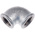 Georg Fischer Galvanised Malleable Iron Fitting, 90° Elbow, Female BSPP 3/4in to Female BSPP 3/4in