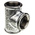 Georg Fischer Galvanised Malleable Iron Fitting Tee, Female BSPP 1in to Female BSPP 1in to Female BSPP 1in