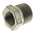Georg Fischer Galvanised Malleable Iron Fitting, Straight Reducer Bush, Male BSPT 1/2in to Female BSPP 3/8in