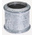 Georg Fischer Galvanised Malleable Iron Fitting Socket, Female BSPP 2in to Female BSPP 2in