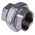 Georg Fischer Galvanised Malleable Iron Fitting Taper Seat Union, Female BSPP 2in to Female BSPP 2in