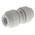 John Guest Straight Coupler PVC Pipe Fitting, 15mm