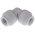 John Guest 90° Elbow PVC Pipe Fitting, 15mm