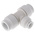 John Guest Reducer Tee PVC Pipe Fitting, 22mm