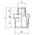 RS PRO Fitting Fitting, Male R 3/8in x Male R 1/2in