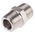 RS PRO Stainless Steel Pipe Fitting Hexagon Nipple Joint, Male NPT 1in x Male NPT 1in