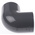 Georg Fischer 90° Elbow PVC Pipe Fitting, 40mm