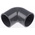Georg Fischer 90° Elbow PVC Pipe Fitting, 40mm