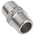RS PRO Stainless Steel Pipe Fitting Hexagon Hexagon Nipple, Male R 3/8in x Male R 3/8in