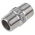 RS PRO Stainless Steel Pipe Fitting Hexagon Hexagon Nipple, Male R 3/8in x Male R 3/8in