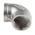 RS PRO Stainless Steel Pipe Fitting, 90° Circular Elbow, Female G 1in x Female G 1in